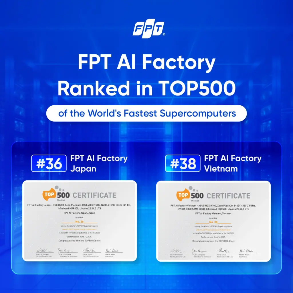 FPT’s Dual AI Factories Named TOP500 World’s Fastest Supercomputers ...