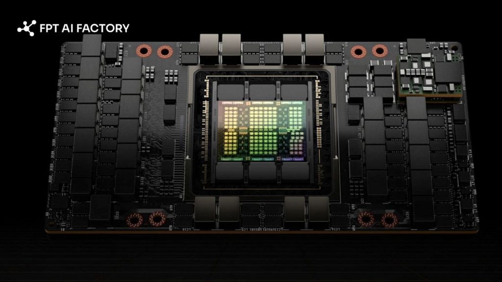 High-speed AI computing powered by NVIDIA H100 Tensor Core GPU