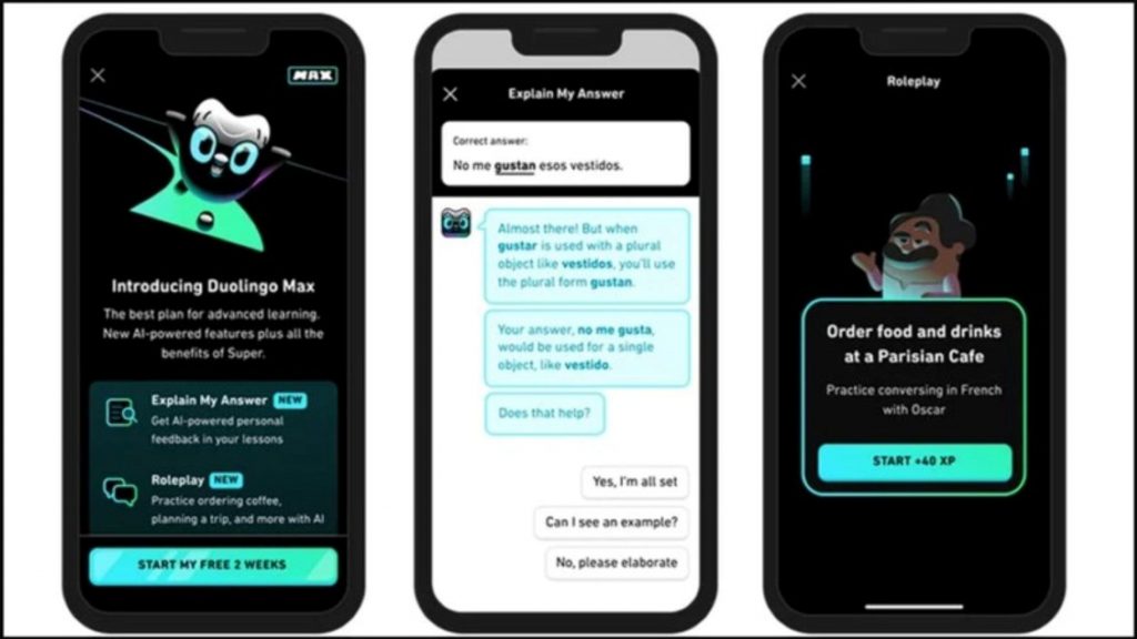 Duolingo Max uses AI to make language learning interactive through real-time conversations and feedback 