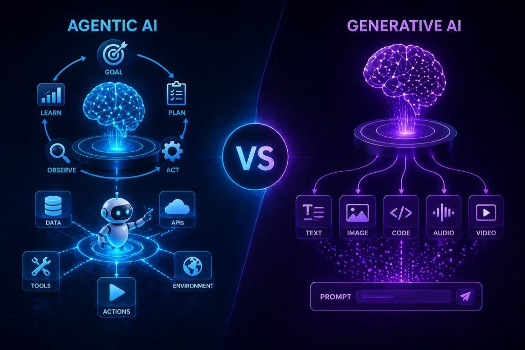 answer to question Is agentic AI replacing-generative AI
