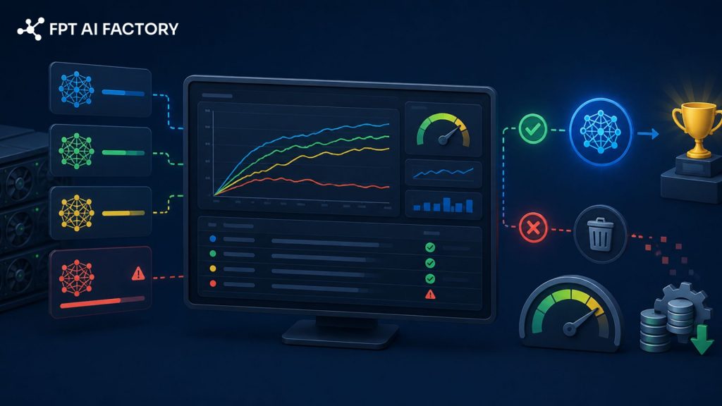 Real-time monitoring optimizes performance and automatically stops underperforming experiments 
