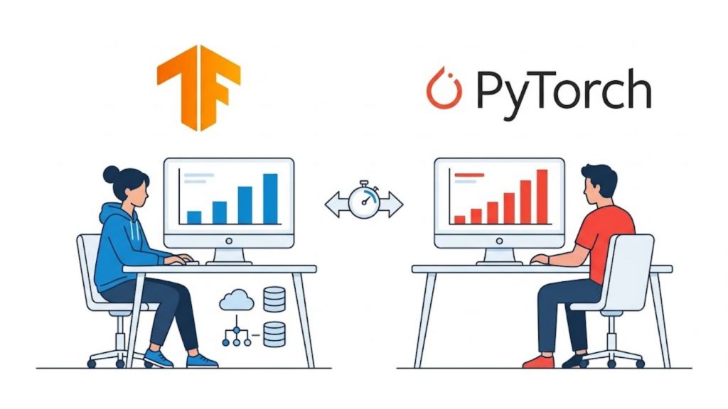 Neither TensorFlow nor PyTorch can claim a universal performance win