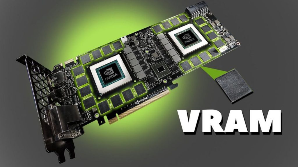 Illustration of VRAM scaling in AI training, showing how memory requirements rapidly increase with model size.