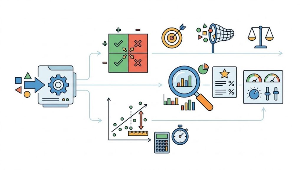 definition of evaluation metrics in machine learning