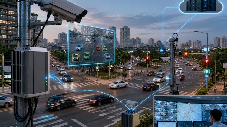 Edge computing applied in smart traffic systems for real-time monitoring and contro