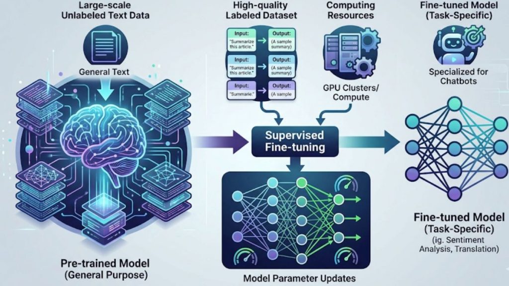 definition of What is supervised fine-tuning