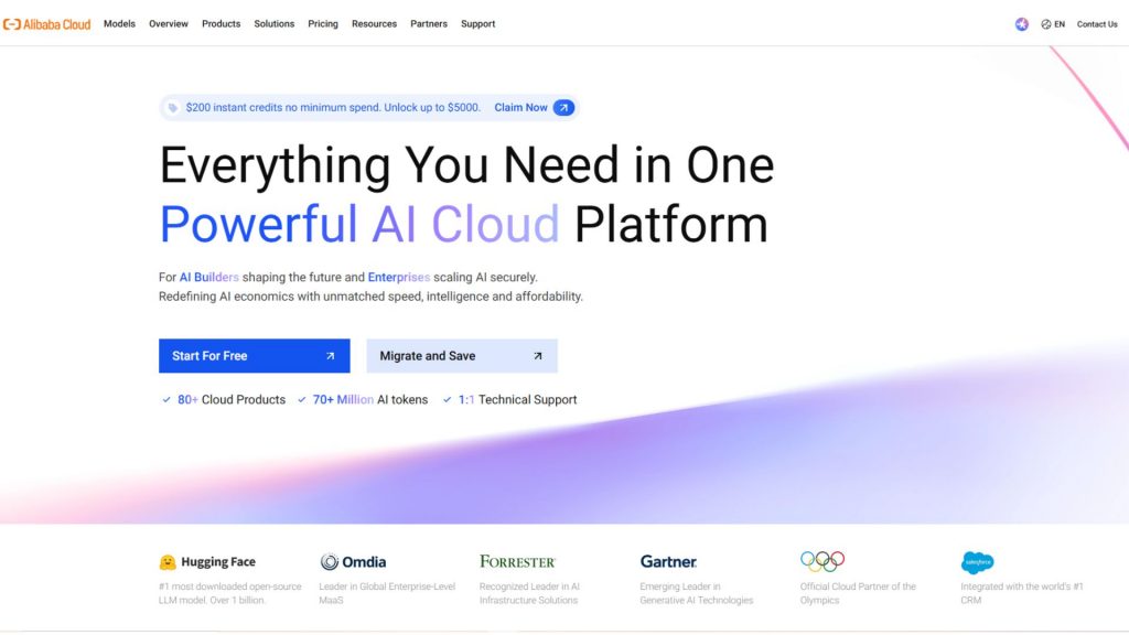 Alibaba Cloud AI services