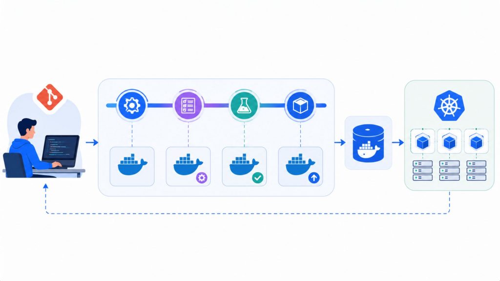 CI/CD and build automation of the containers