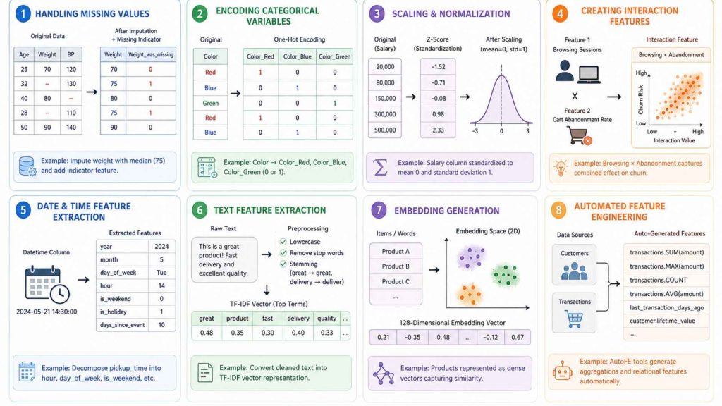 Common Feature Engineering Techniques in business