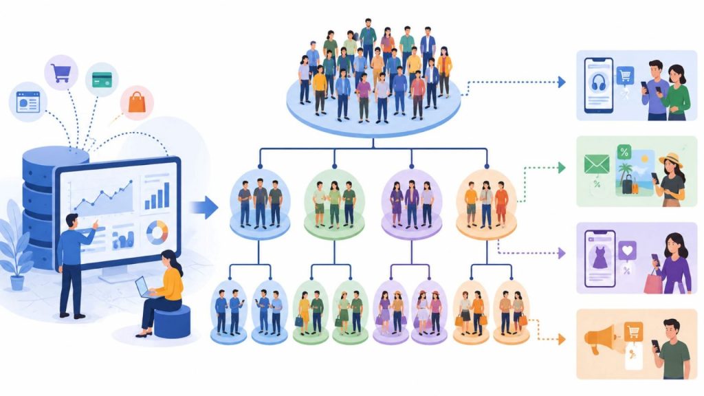 hierarchical clustering is used to cluster customers