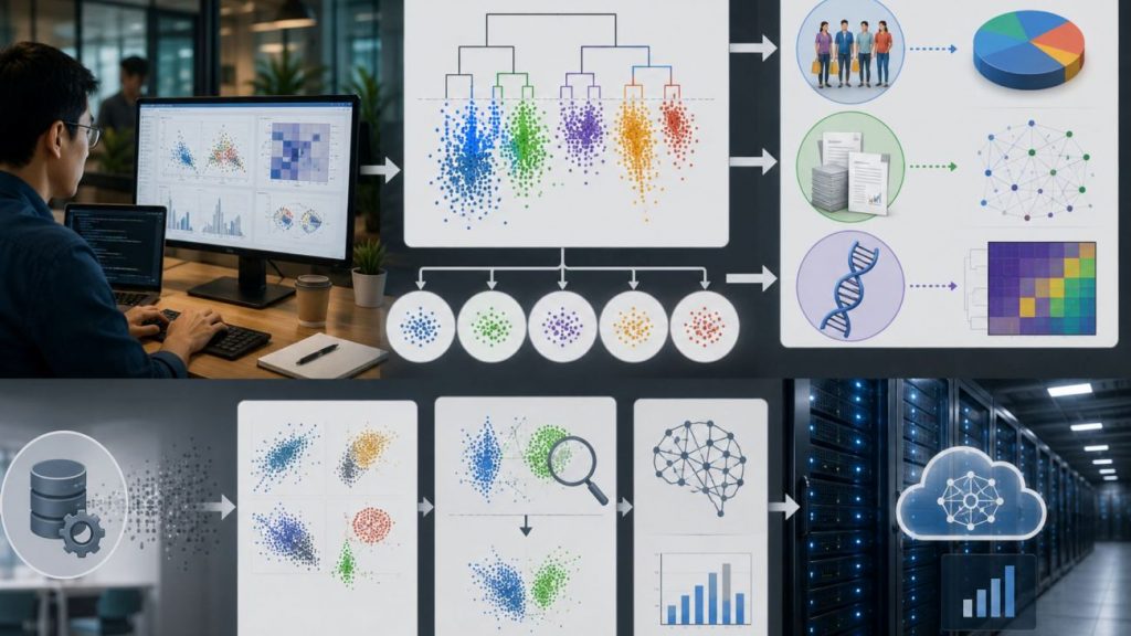 data structures with hierarchical clustering