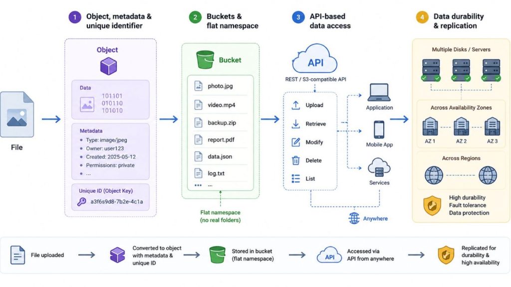 object storage architecture and scalability
