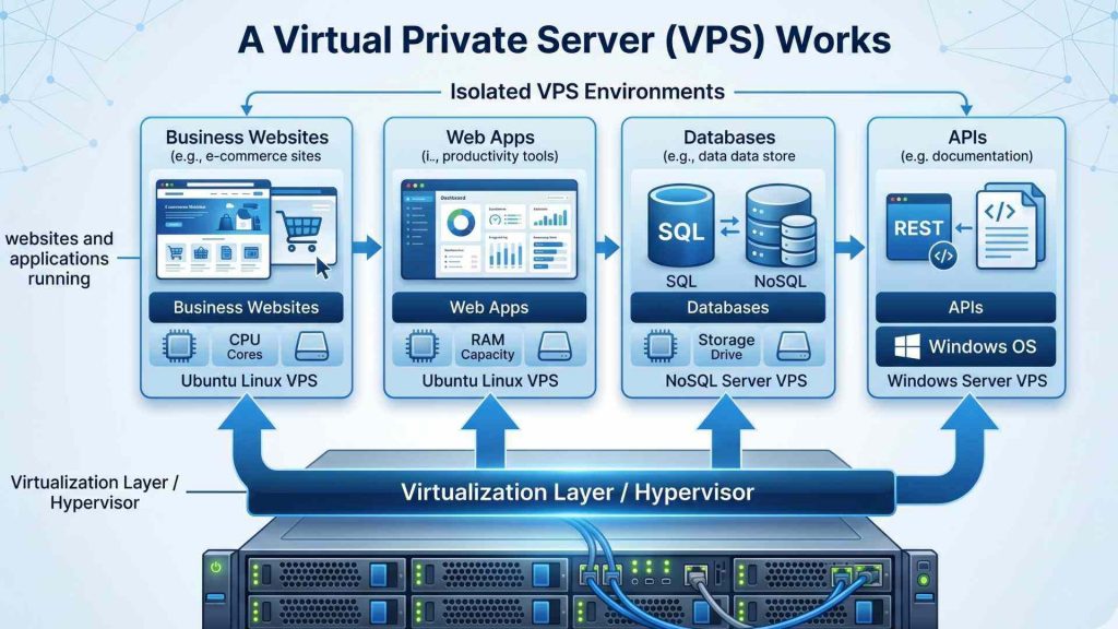 virtual private server uses VPS hosting