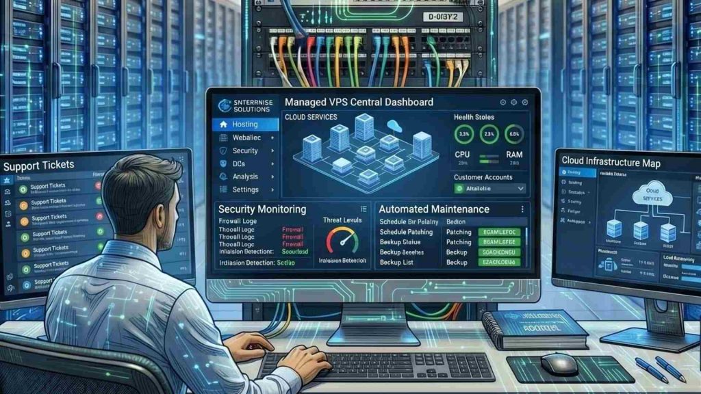 vps can be managed remotely