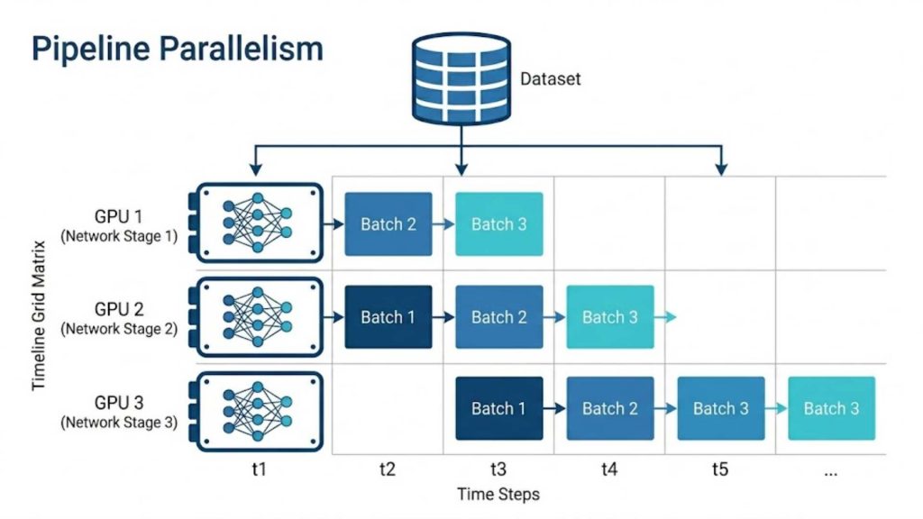 pipeline parallelism sequential execution flow