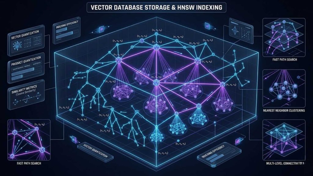 vector database architecture with hnsw indexing