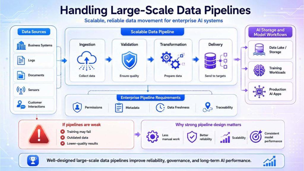 handling large scale data piplines