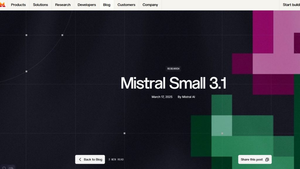 Mistral Small 3.1