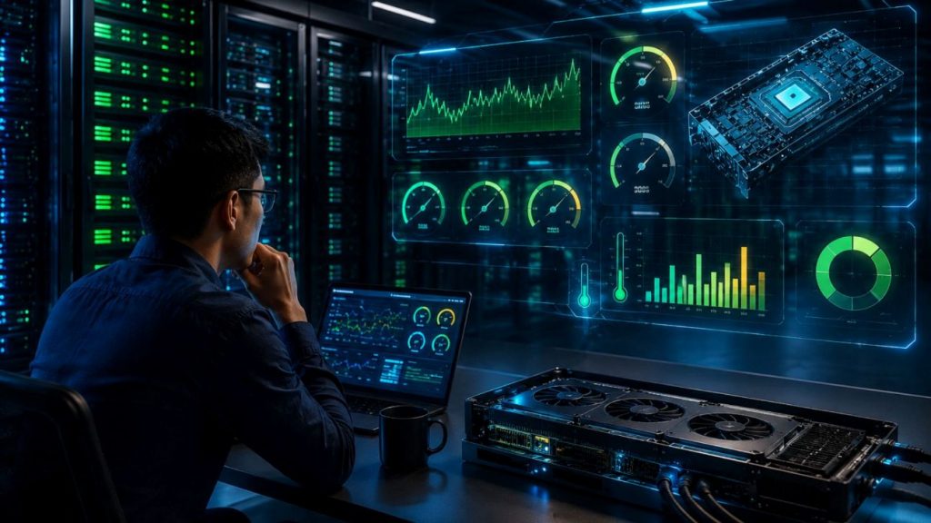 Continuous GPU monitoring helps maximize utilization and identify performance bottleneck