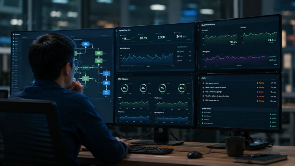Real-time monitoring keeping AI systems healthy, efficient and reliable