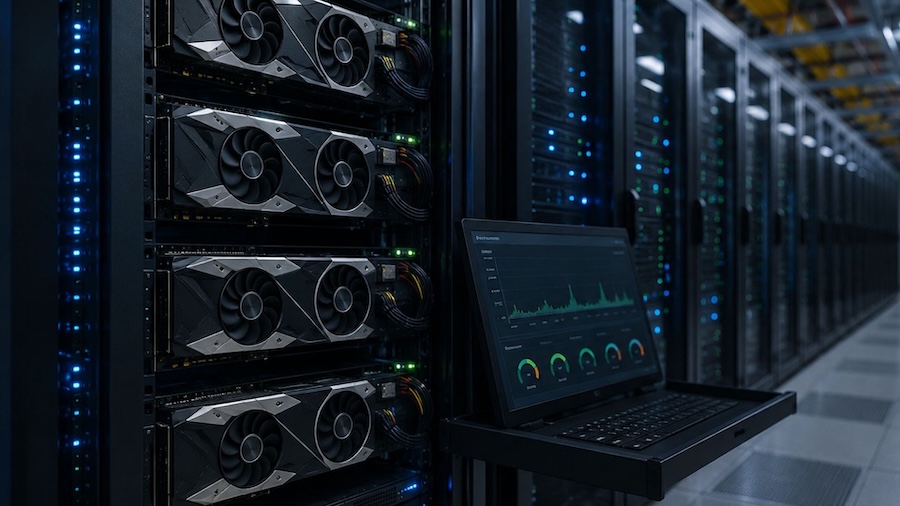 AI orchestration optimizing GPU resources based on real-time workload demand