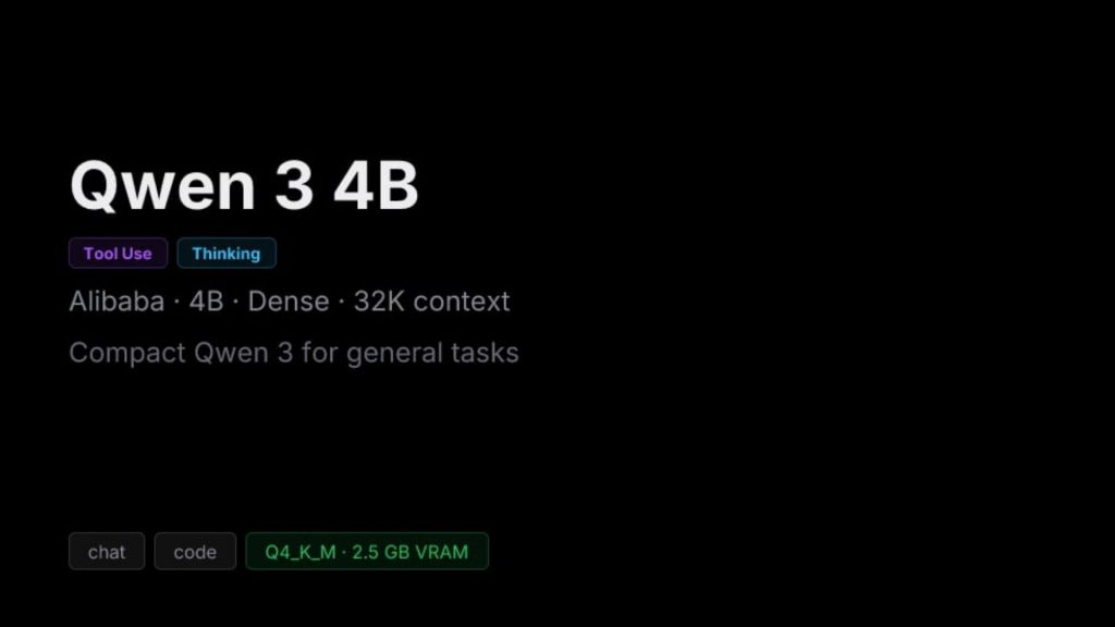 Qwen 3 (4B) combines multilingual intelligence, reasoning, and efficient local deployment in a compact model