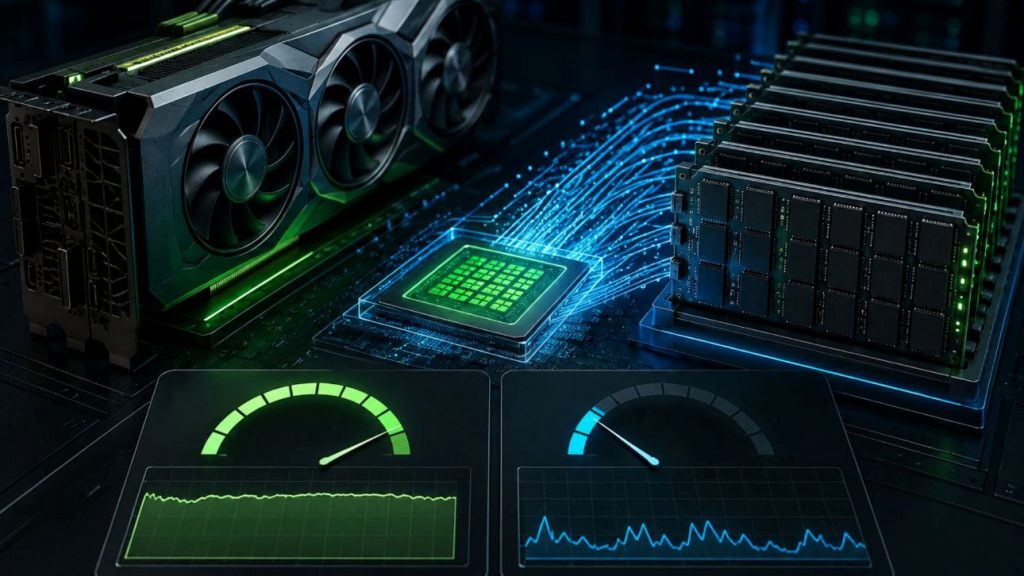 GPU utilization measures how effectively GPU compute resources are used during AI workloads