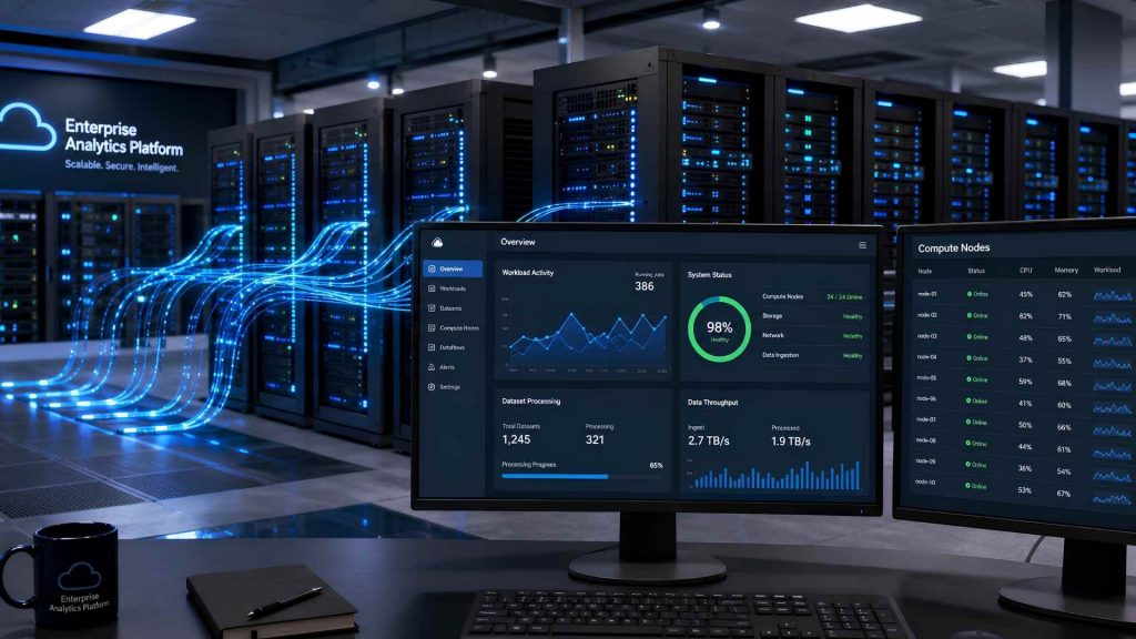 Parallel data processing helps organizations analyze massive datasets at high speed