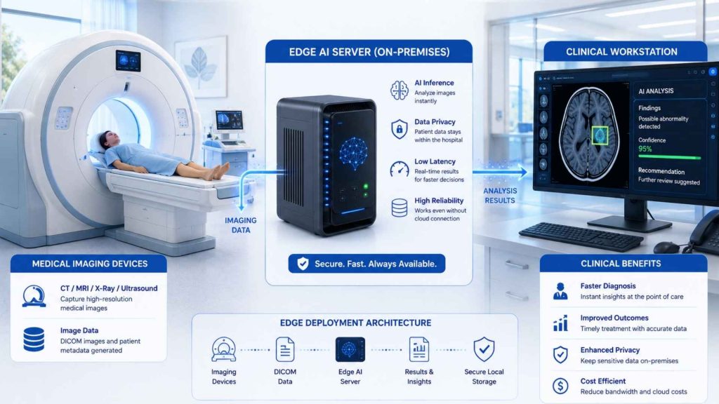 Edge AI enabling real-time medical image analysis