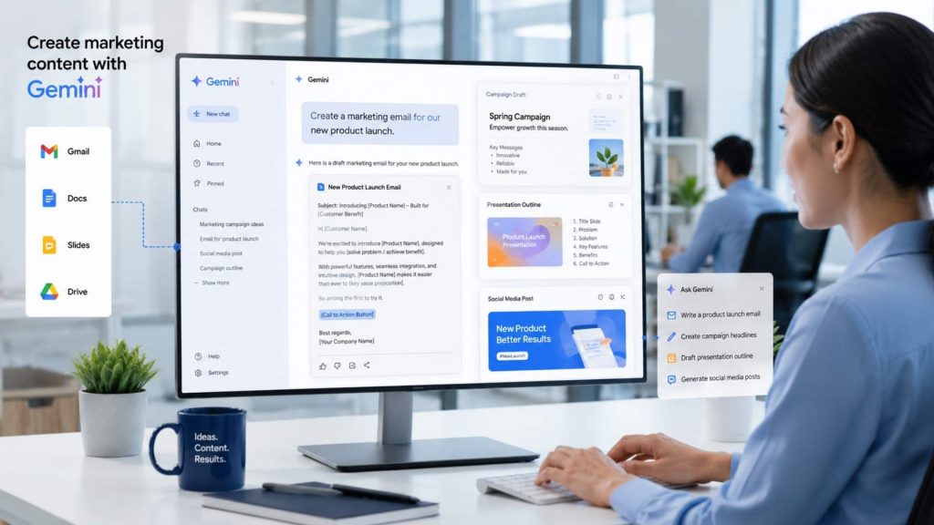 AI assistants help marketers generate campaign content from natural language instructions