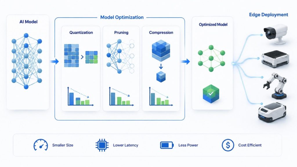 AI model optimization prepares models for edge deployment