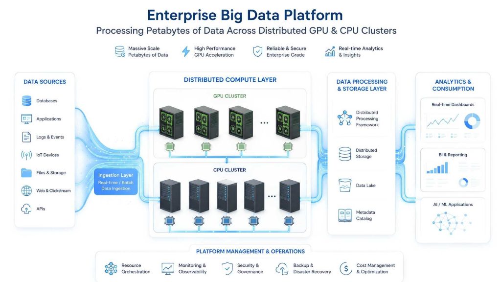 Multiple processors execute independent tasks simultaneously to accelerate AI and data-intensive workloads