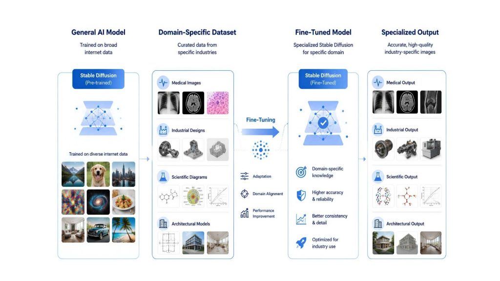 Fine-tuning Stable Diffusion with industry-specific datasets